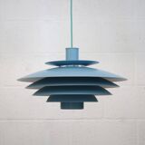 Unique blue colored Nordic Pendant Lamp by Form Light model 52610, Denmark