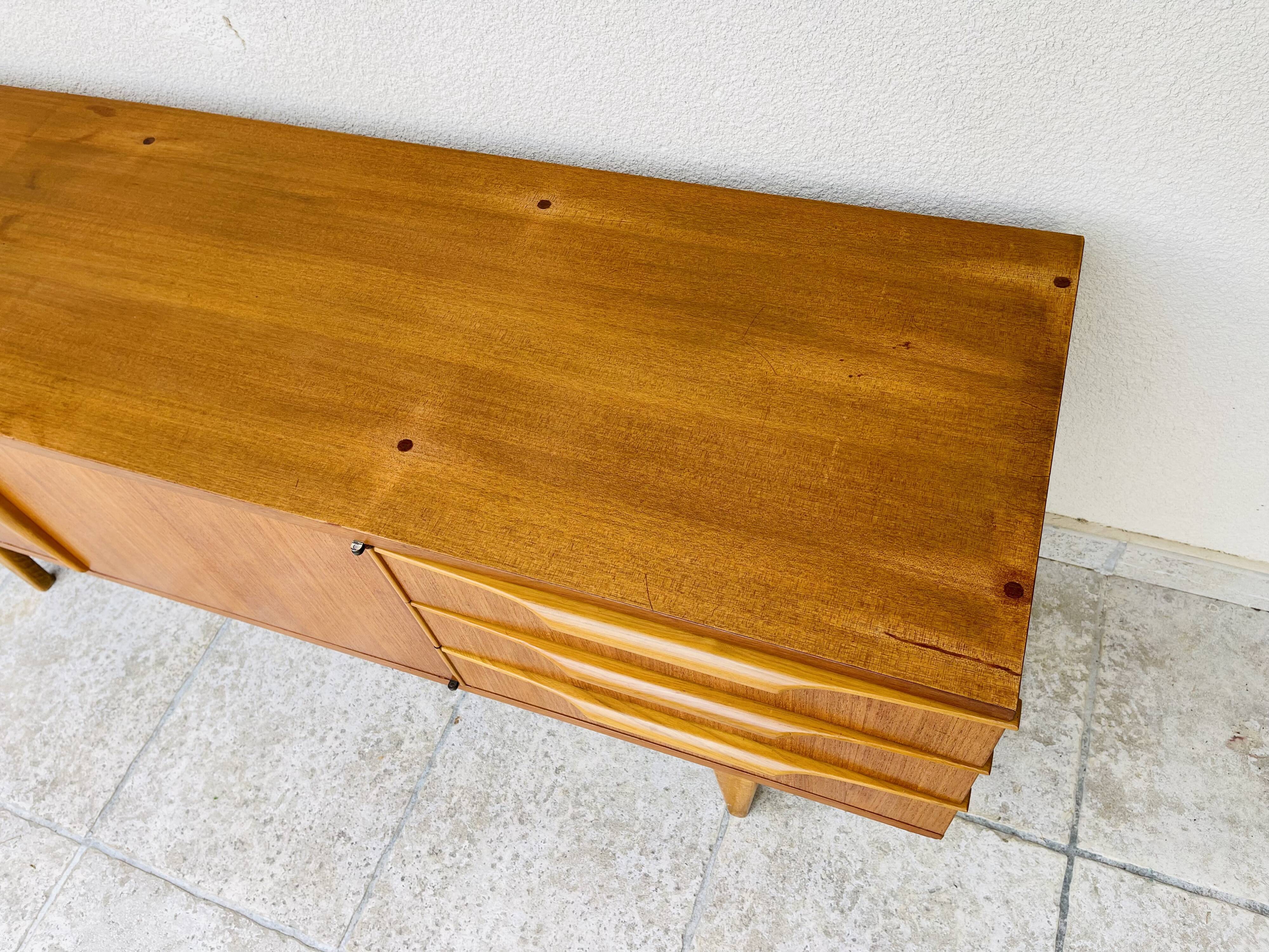 Scandinavian teak row