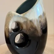 Mid-Century Modern "Forme Libre" Ceramic Pitcher Vase — 1960s