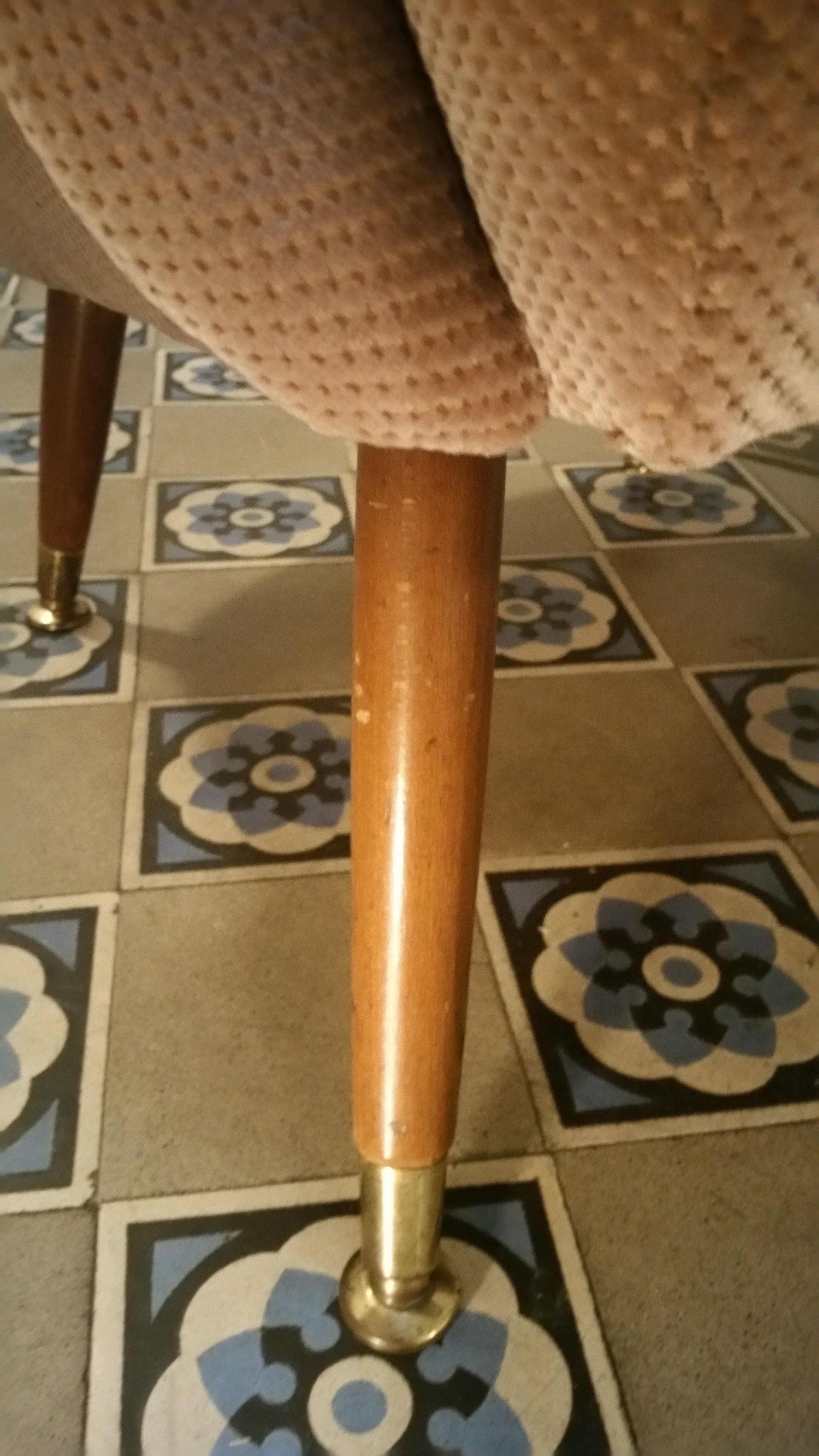 1/3 Club Chair organic restored 50-60 years