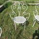 Salon de jardin vintage 6 pièces