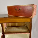 Empire notary cardboard furniture in mahogany