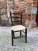Brutalist straw chair