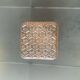 Wall light ceiling light amber gold glass 1970 1980 seventies