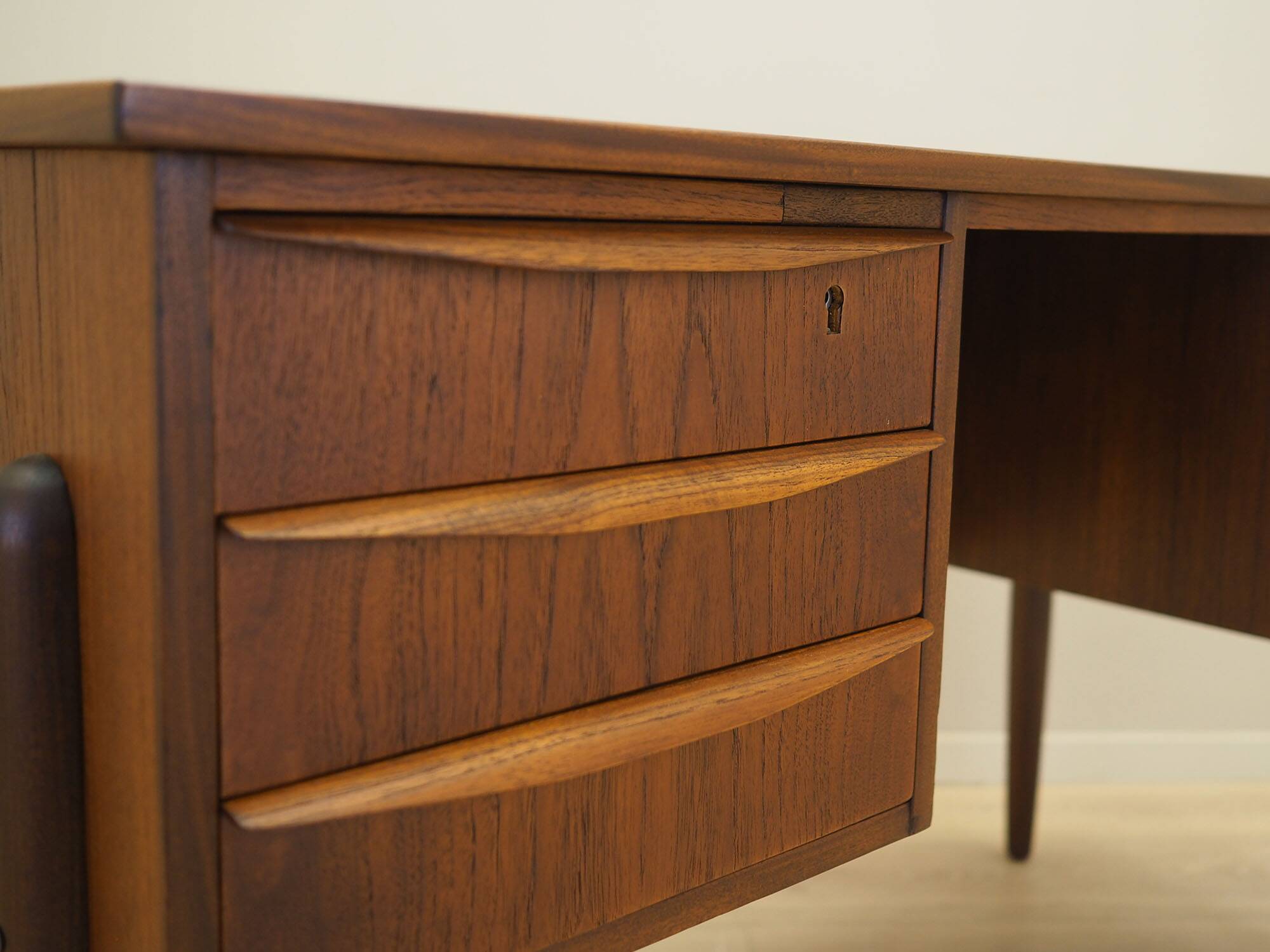 Teak desk, Danish design, 1960s, manufactured in Denmark