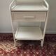 Vintage rattan bedside table from the 70s and 80s