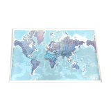 Air France planisphere 158 by 96cm