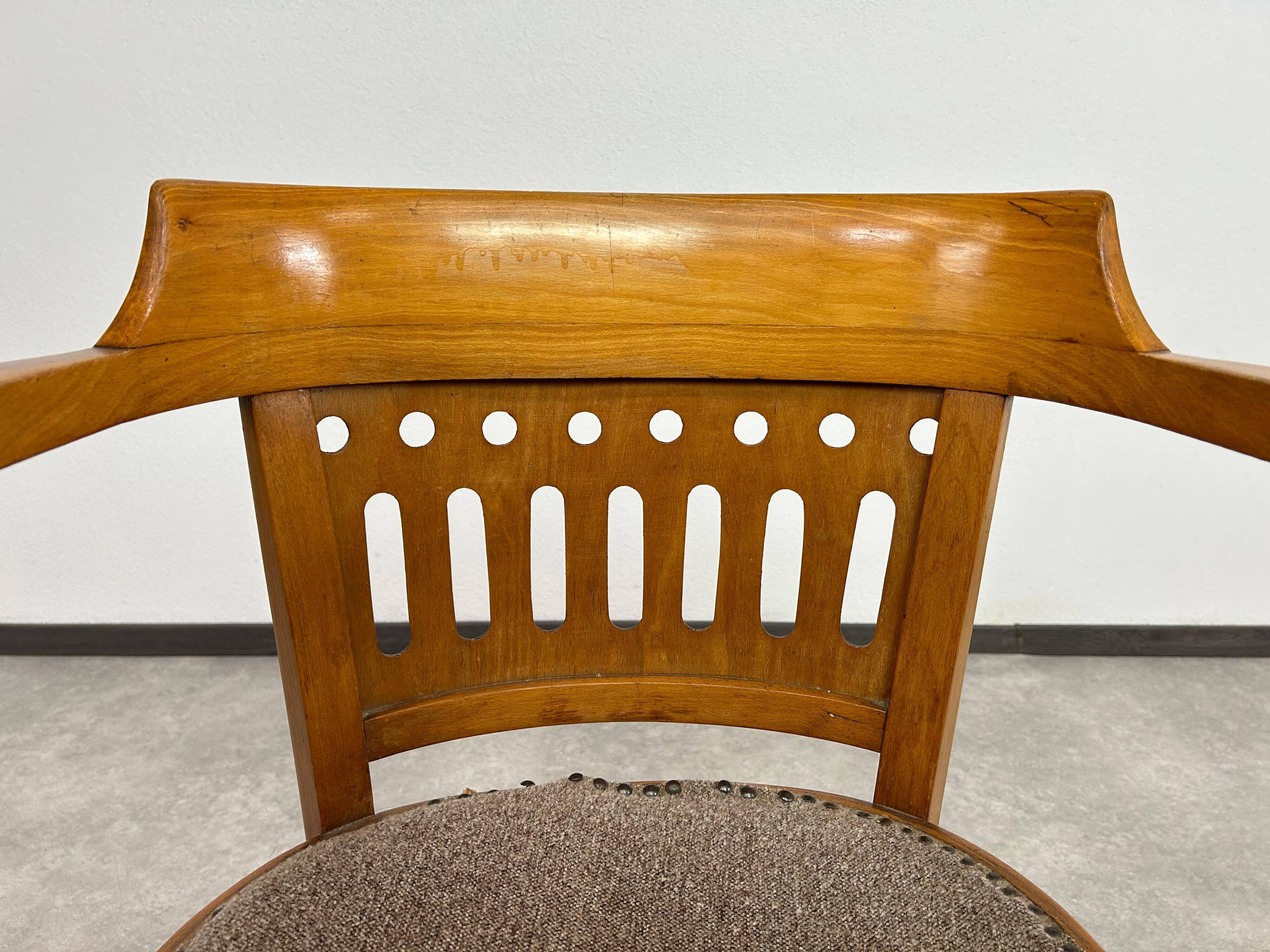 Vienna Secession armchair by Otto Wagner executed by Pancota Vienna