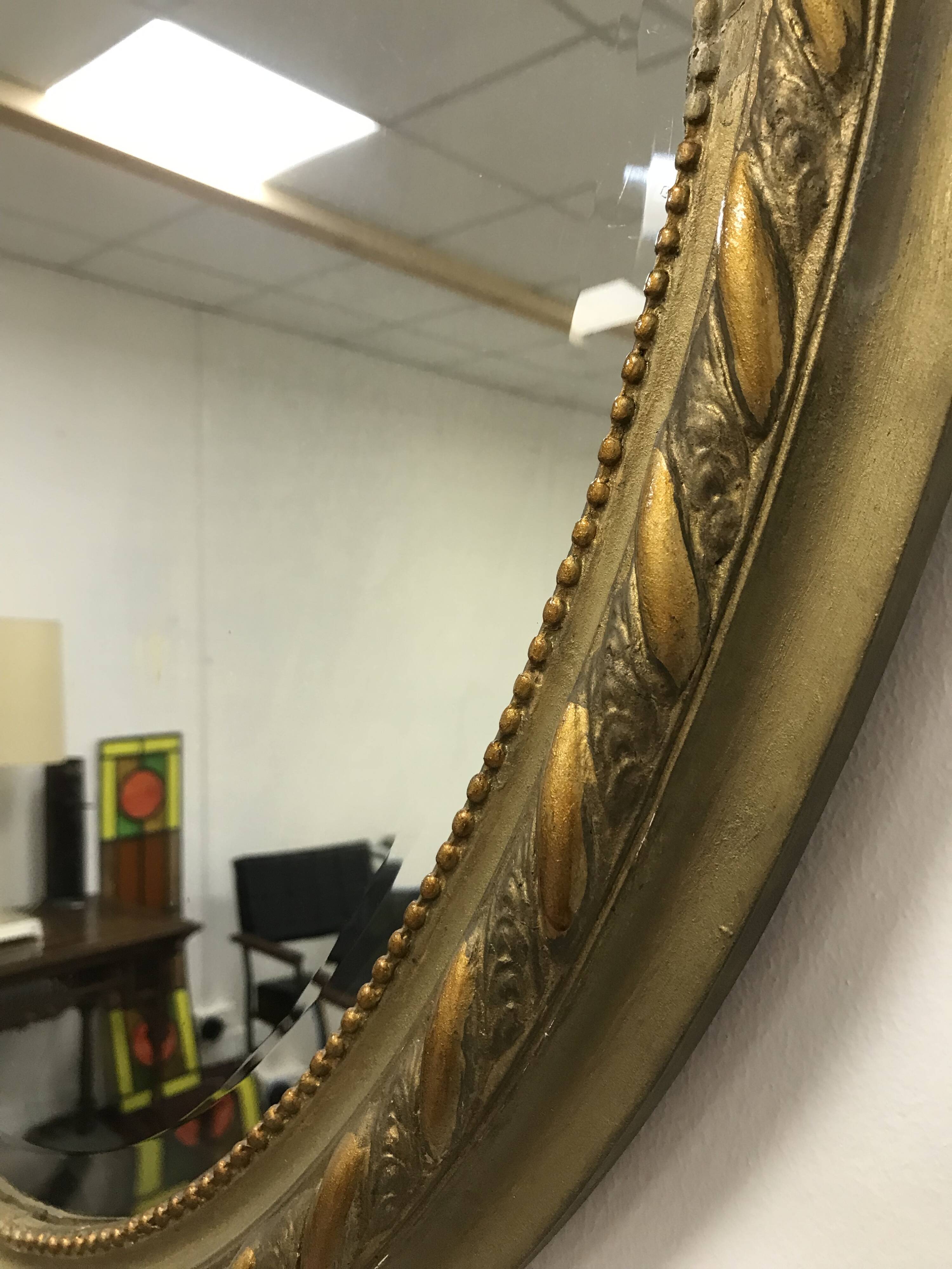Napoleon III oval mirror