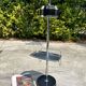 Vintage 70s Standing Ashtray - Shelf & Magazine/Newspaper Holder