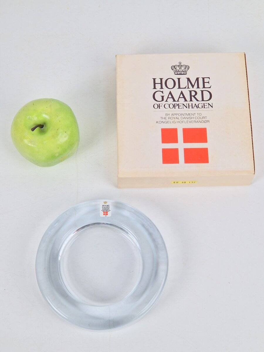 Vintage Danish Ashtray by Torben Jørgensen for Holmegaard, 1980s