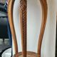 Walnut selette with tripod feet 1900s era