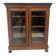 Display cabinet at counter height in mahogany and veneer, 19th century.