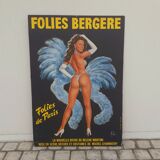 Poster for the Folies Bergère from 1974 illustrated by Aslan