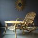 Rocking chair in vintage rattan from Rohe Noordwolde