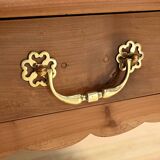 Farmhouse table in blond cherry, Louis XV style – 2nd part of the 19th century