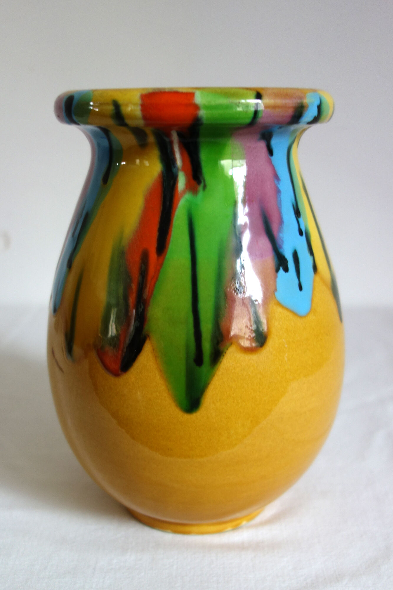 Vallauris vintage ceramic vase