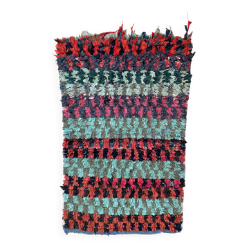 Tapis Marocain  Boucherouite coloré - 94 x 144 cm