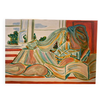 Oil on canvas "the reader"