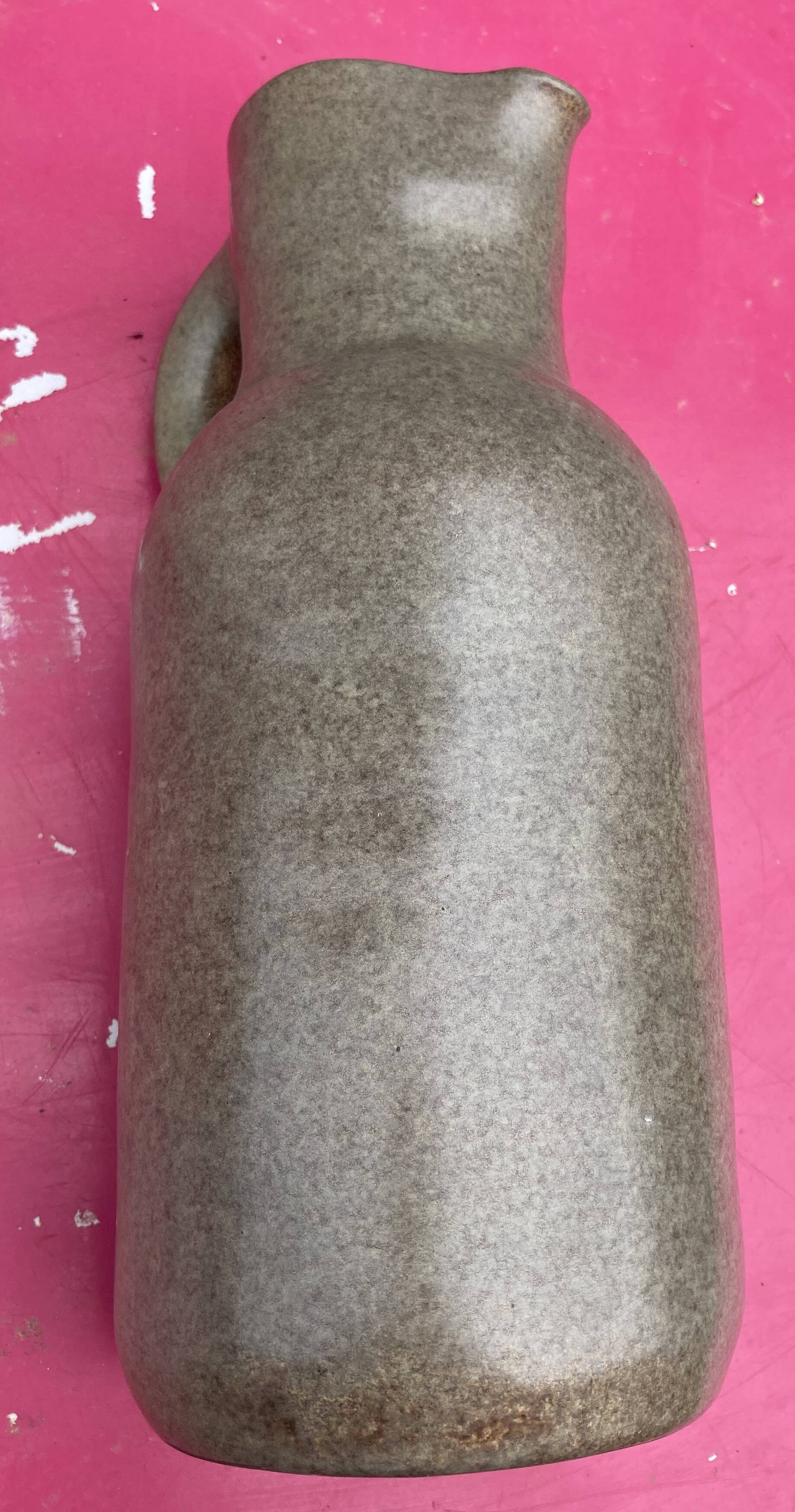 ceramic pitcher pitcher signed Max idlas-era Jouve, vintage 50/60's