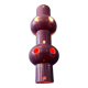 Suspension vintage en céramique rose violette West Germany