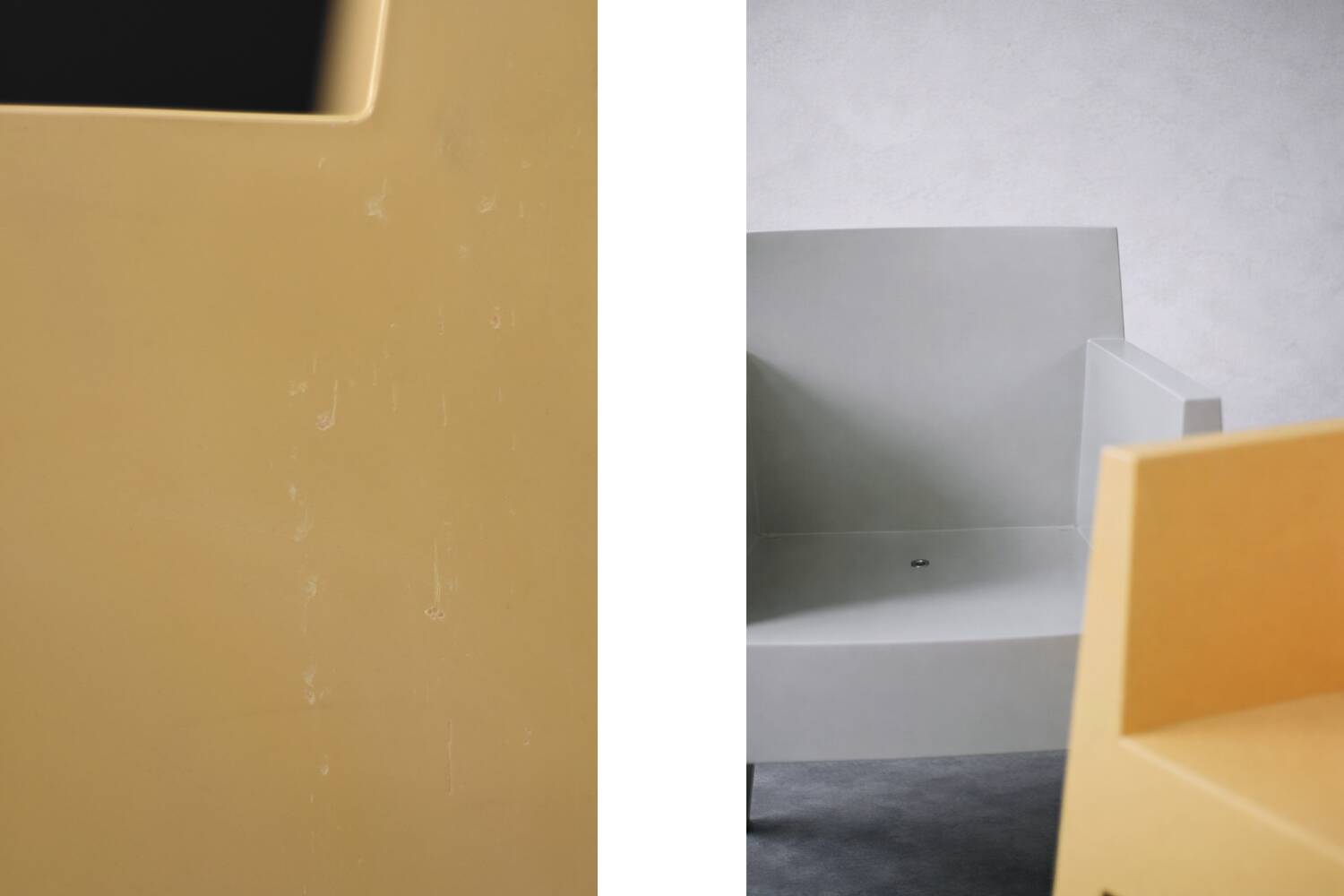 Set of 4 Vintage Mid-Century Modern Atlantide Collection Toy Plastic Chairs