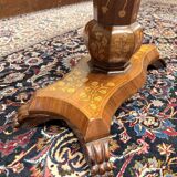 Table de jeu marquetée hollandaise du XIXe siècle