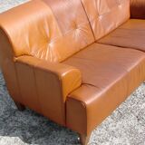 Leather sofa, 70