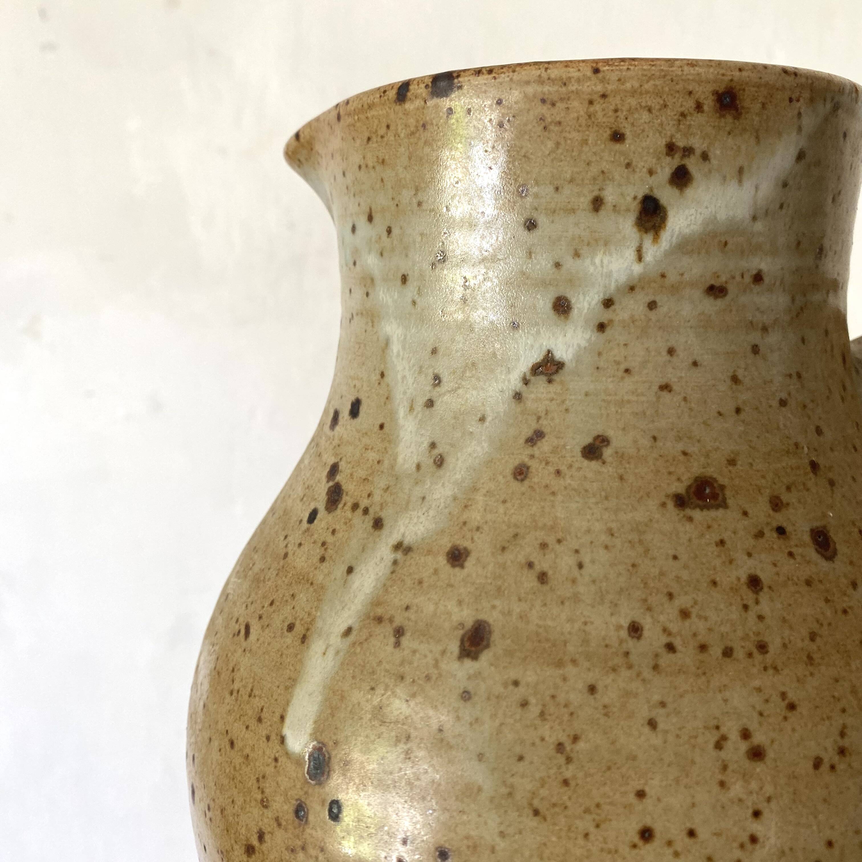 Pyrite stoneware pitcher