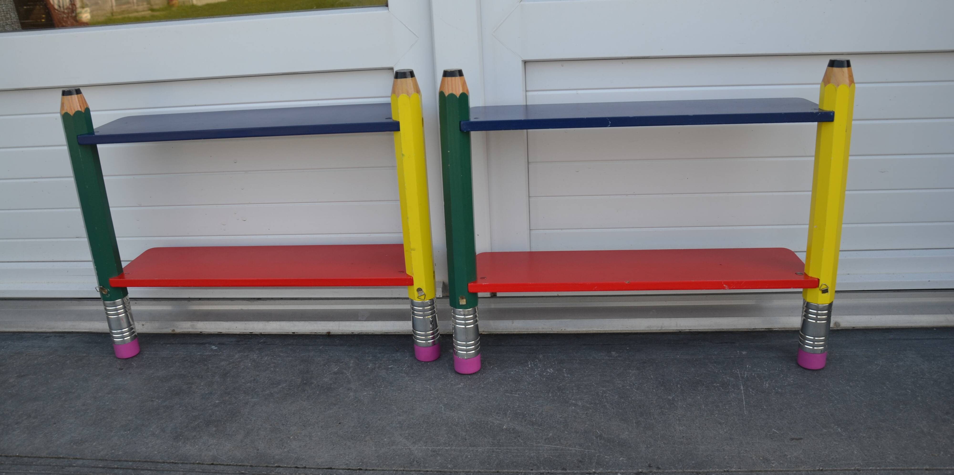 2 pencil shelves Pierre Sala
