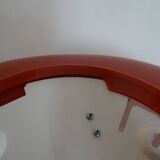ARTEMIDE 1980 oval design wall light by Patrick Jouin orange/white 1