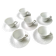 6 Tasses à café en porcelaine de Limoges