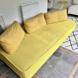 Roche bobois yellow sofa, escapade model
