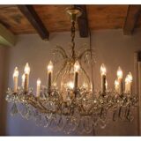 Supergrand chandelier with crystals 16 bulbs
