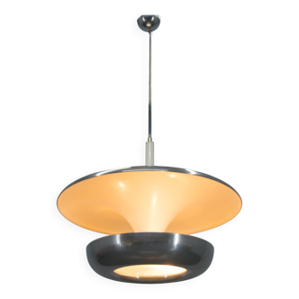 Grand lustre Bauhaus de Franta Anyz pour IAS, années 1920, restauré