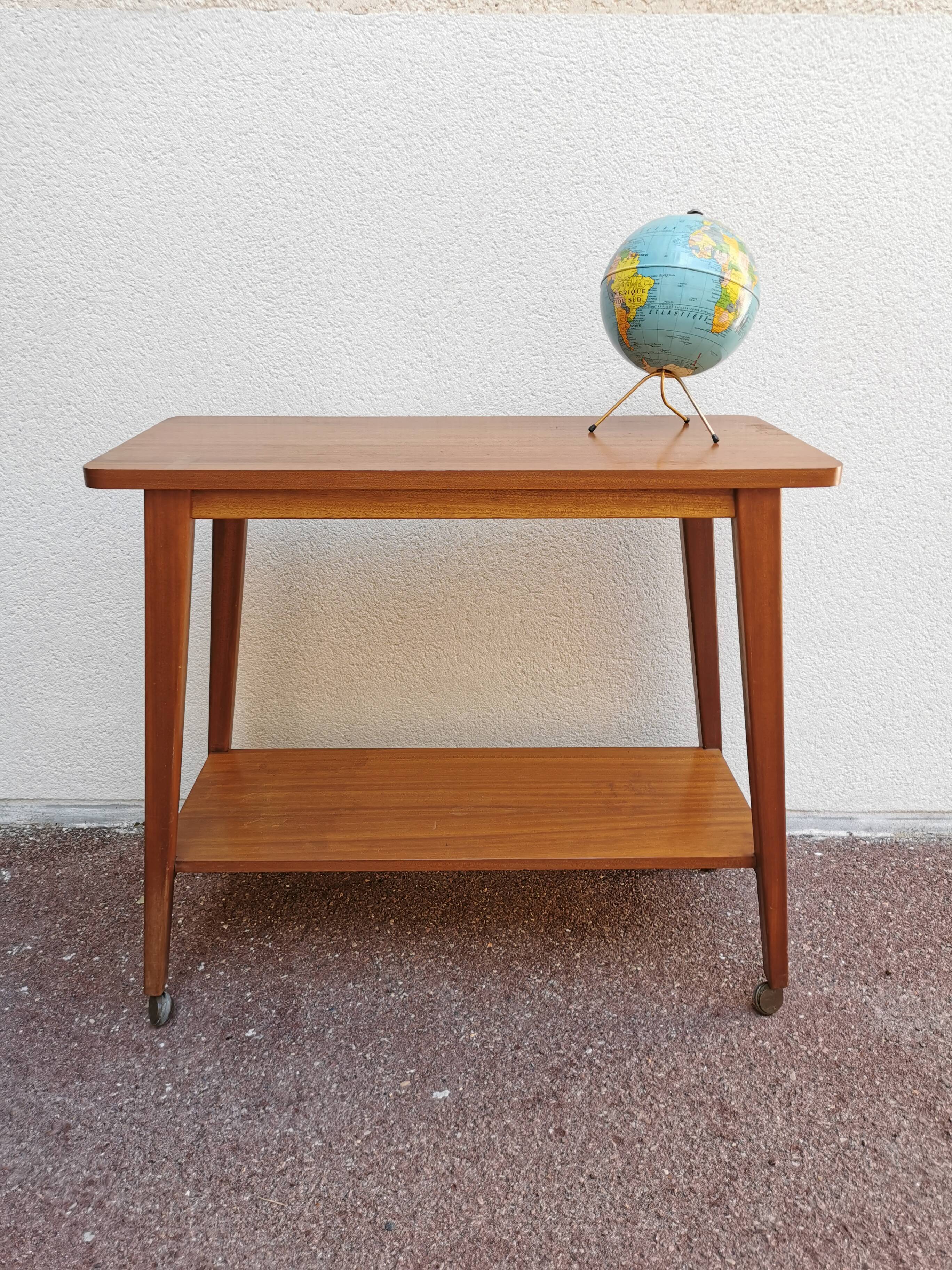 Serving table on wheels 50/60s