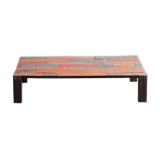 Table basse colorée vintage en métal