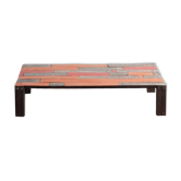 Vintage colorful metal coffee table