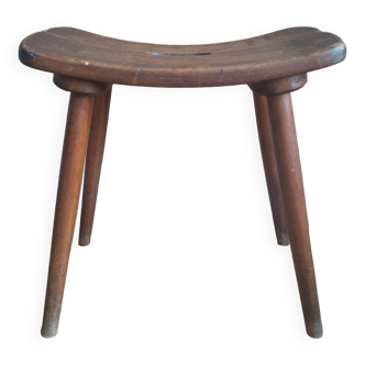 Mid Century wooden stool