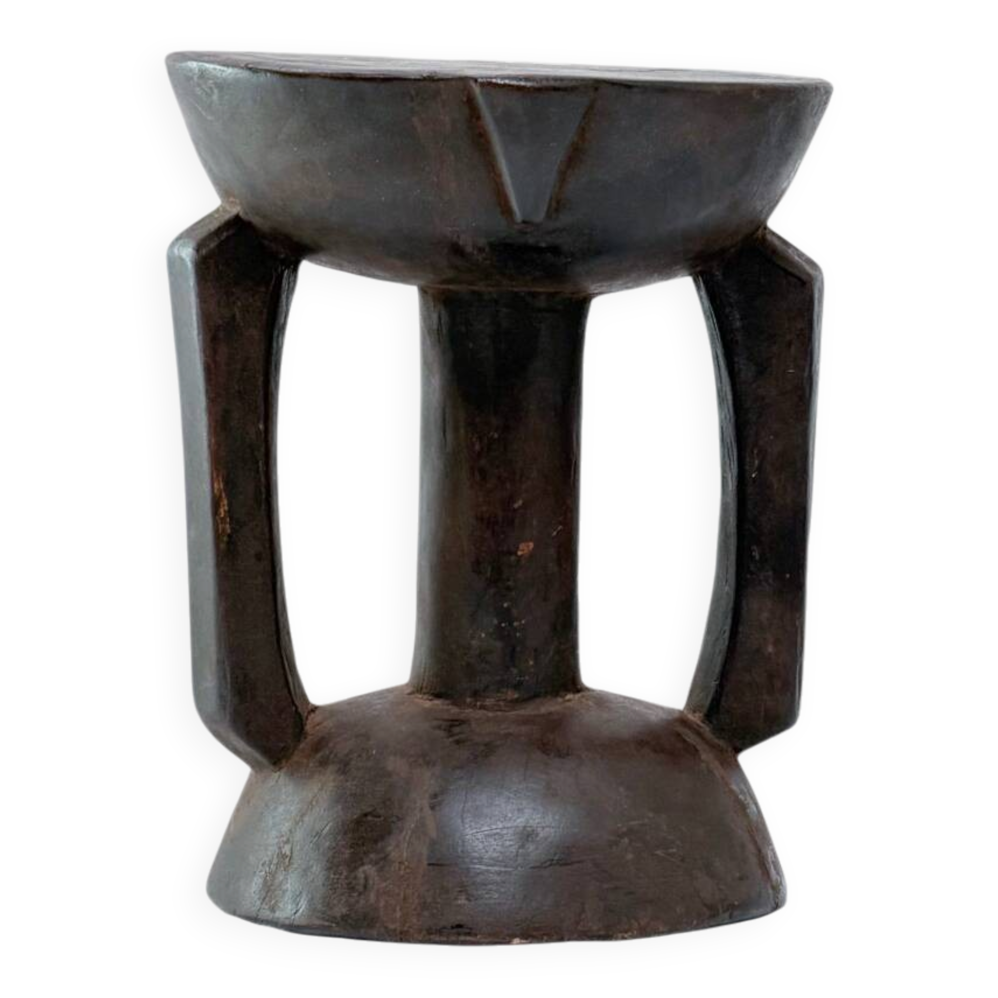 Tabouret africain en bois (Burkina Faso)