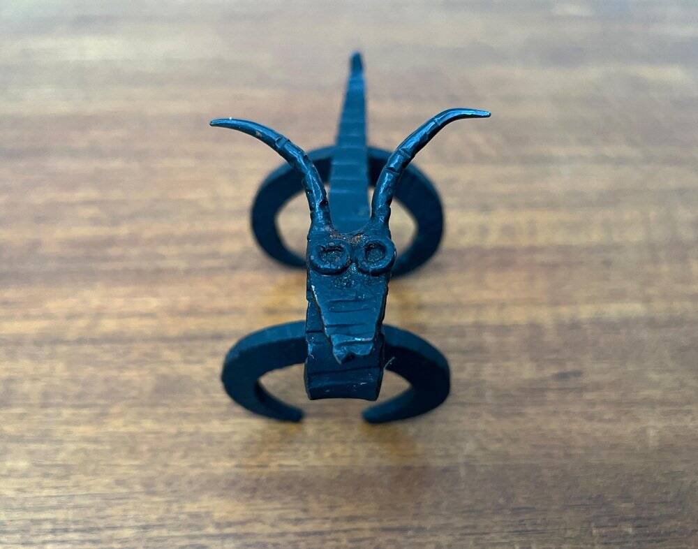 Animal sculpture, 1960s, wrought iron