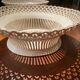 19th Century Italian Pierced Porcelain Compotes from Giustiniani Manufacture, Set of 2