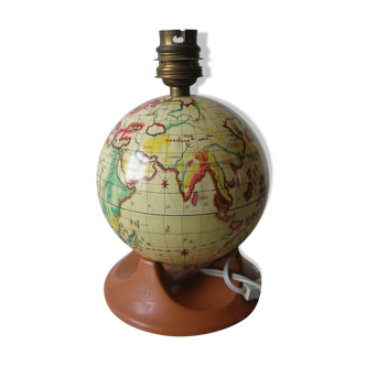 Old lamp toy mont blanc years 1950/60 globe sheet metal world