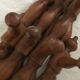 Stretchy wooden wall hanger with ten hooks
