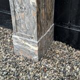 Louis XVI Fireplace In Gray Ardennes Marble, 18th Century