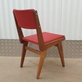 Set of four chairs maurice pré 1950