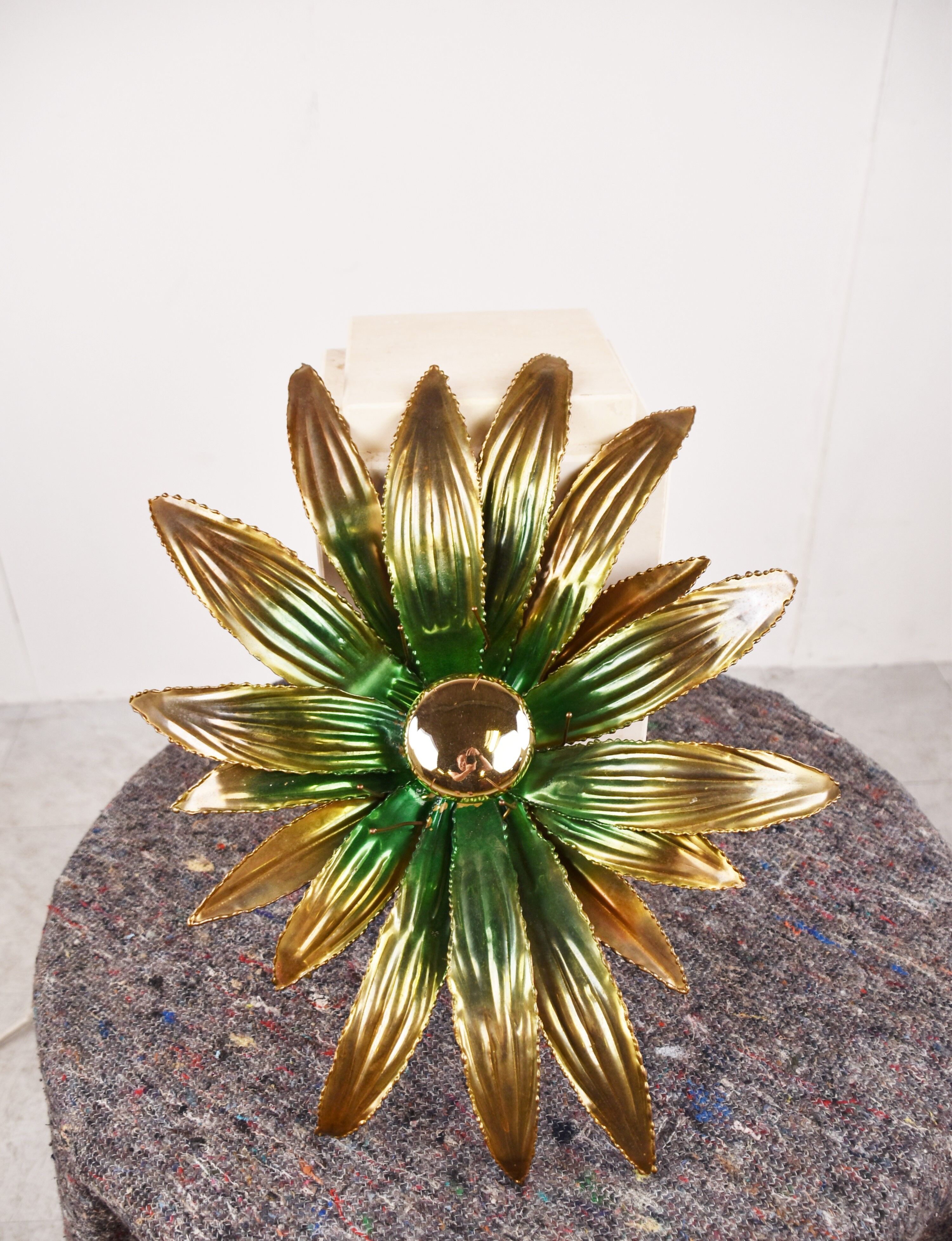 Flower wall lamp, 1970s