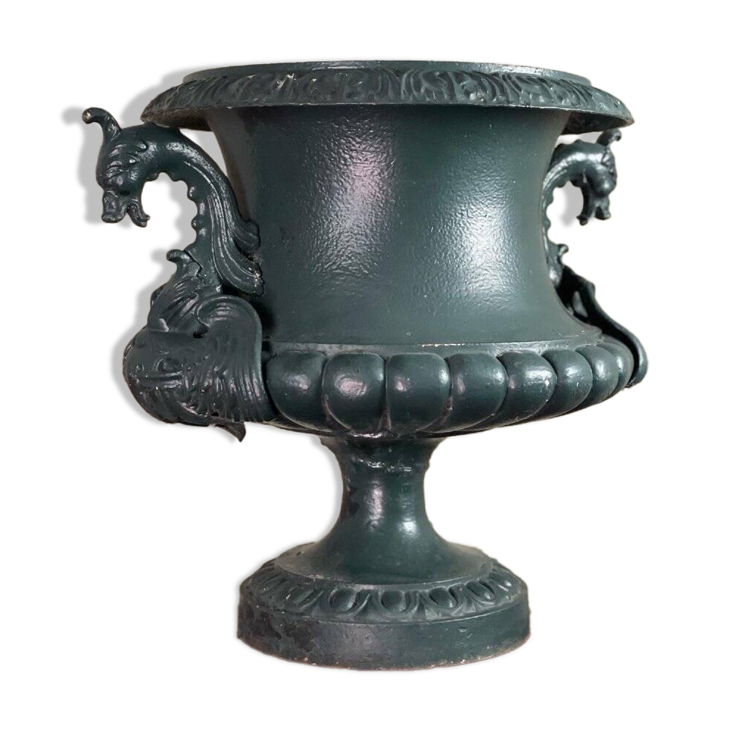 Set of 4 cast iron basins, Corneau foundry in Charleville.