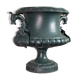 Set of 4 cast iron basins, Corneau foundry in Charleville.