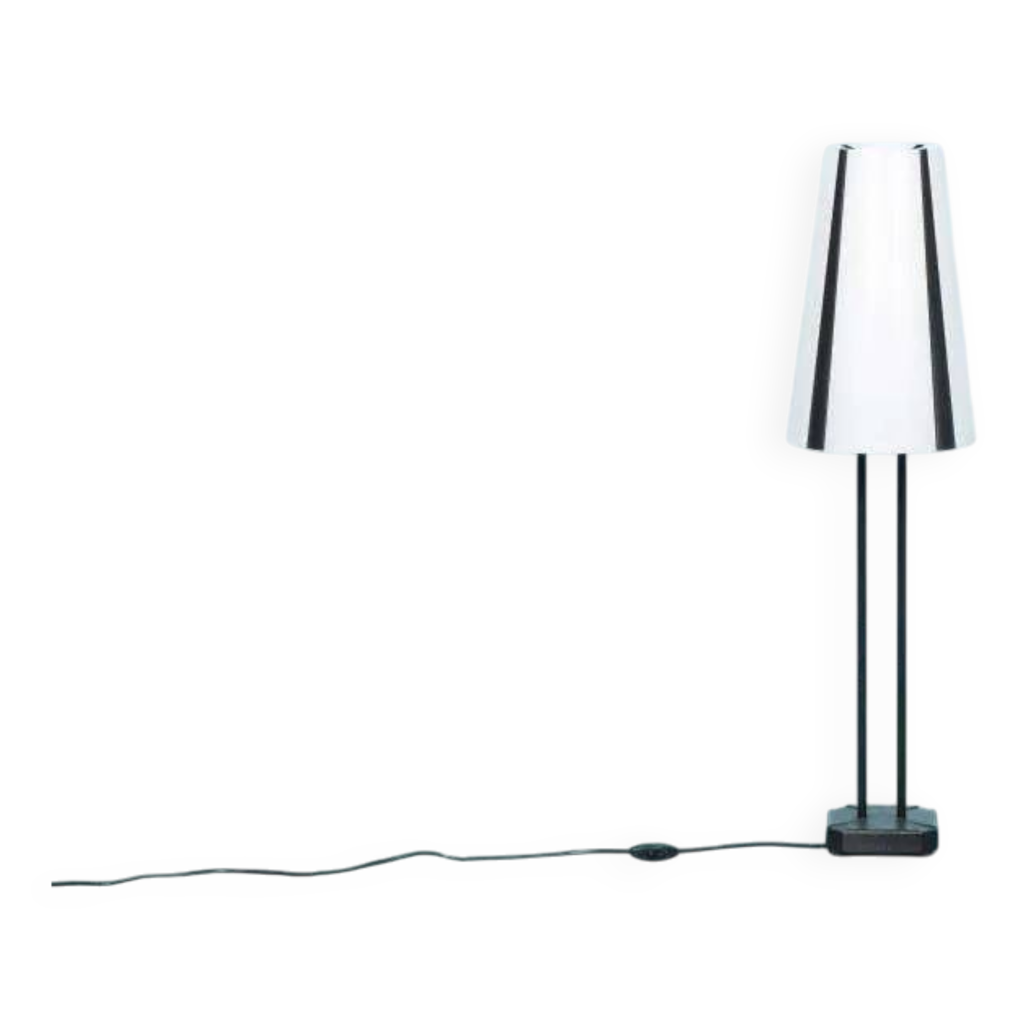 1980s IKEA floor lamp, Memphis Vistofta medium table lamp.